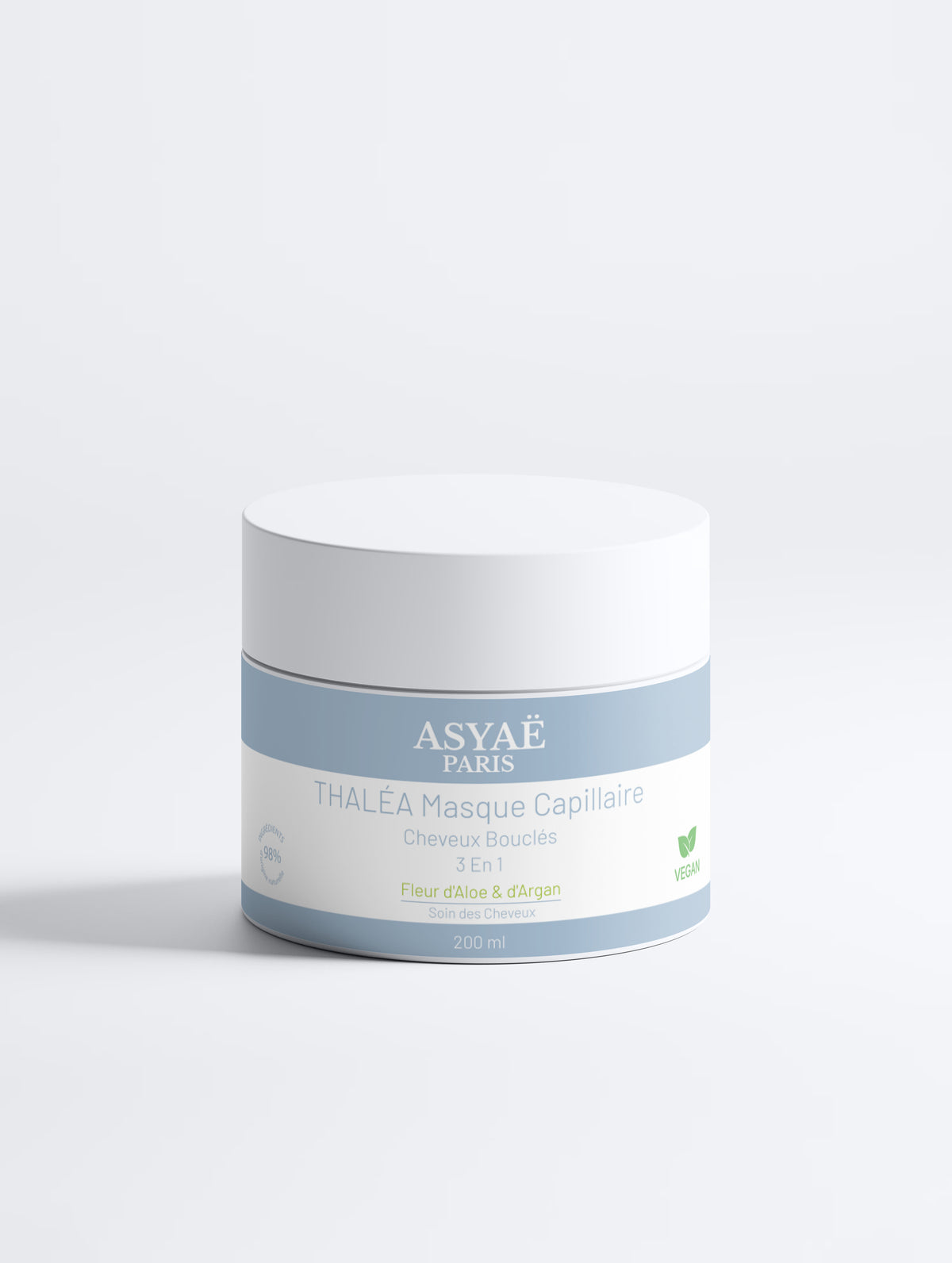 THALÉA Masque Capillaire - Cheveux Bouclés -  Fleur d'Aloé & d'Argan 200 ml