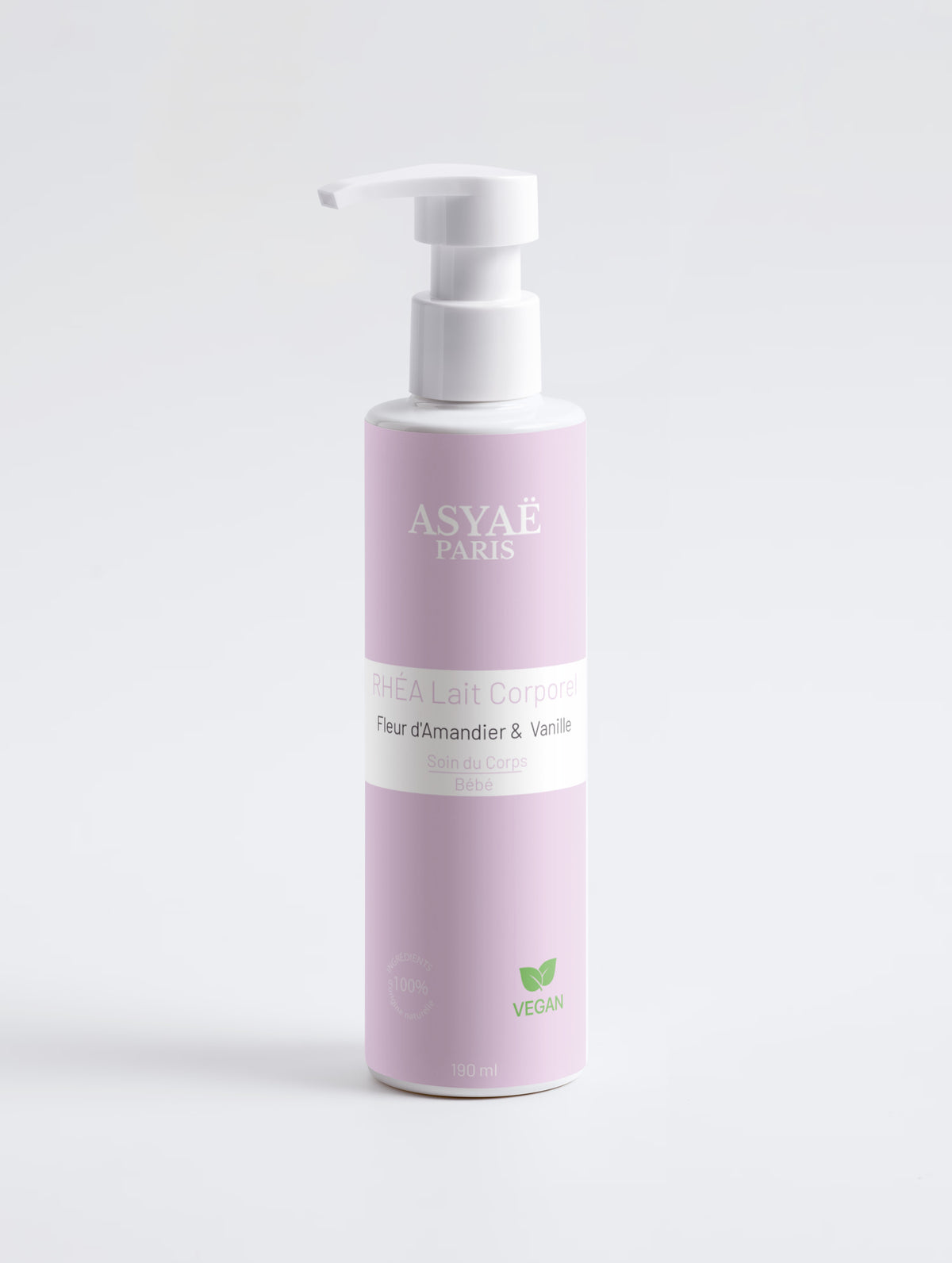 RHÉA Lait Corporel - Fleur d'Amandier & Vanille 190 ml