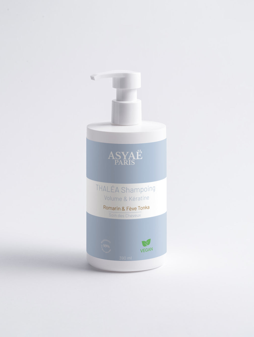 THALÉA Shampoing - Volume & Kératine - Romarin & Fève Tonka 390 ml