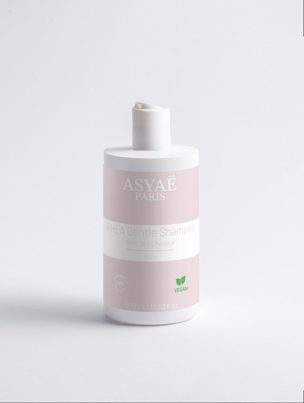 RHÉA Baby Shampoo - Shampoing Doux Bébé 400ml / 13,53 fl oz